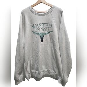 Wasted On You Sweatshirt Morgan Wallen 3XL Womens